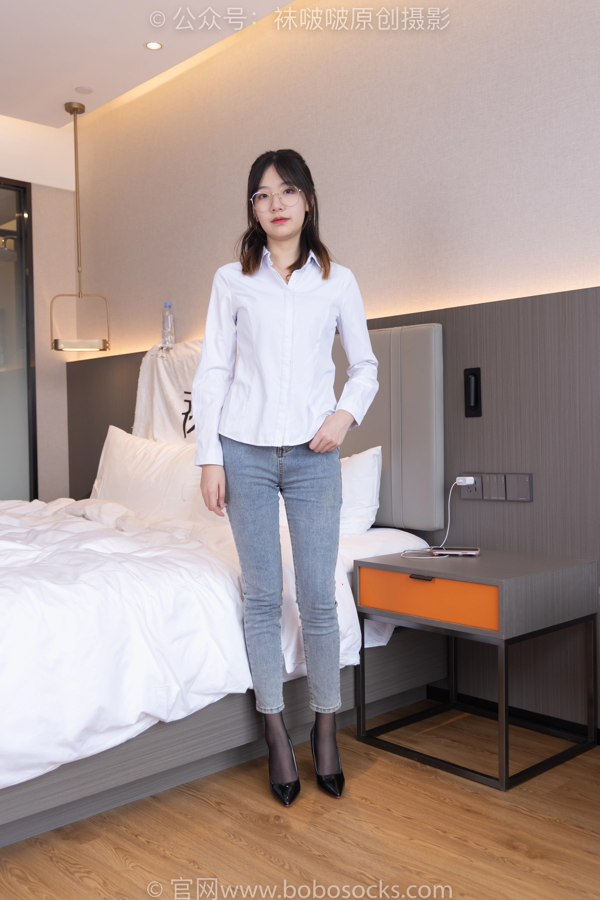 [BoBoSocks袜啵啵]NO.181 小甜豆-高跟鞋、黑丝（脚尖微加固款）、裤里丝 1